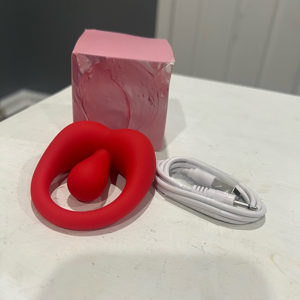 Red Silicone Ring with Charger